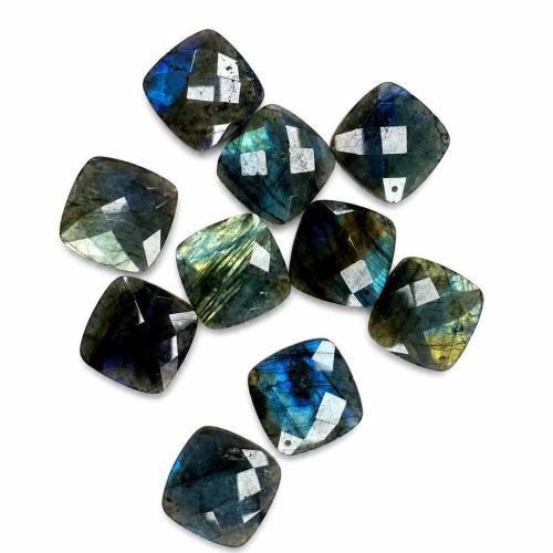 Gemstone Jewelry Pendants, Natural Stone, Square, DIY & faceted 