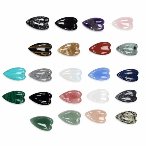 Gemstone Jewelry Pendants, Heart, DIY 