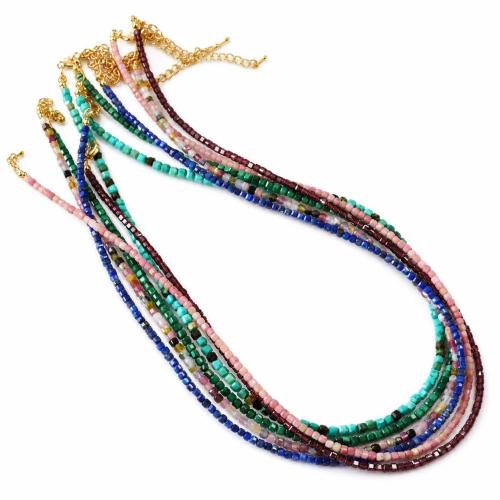 Gemstone Necklace & for woman Approx 40 cm 