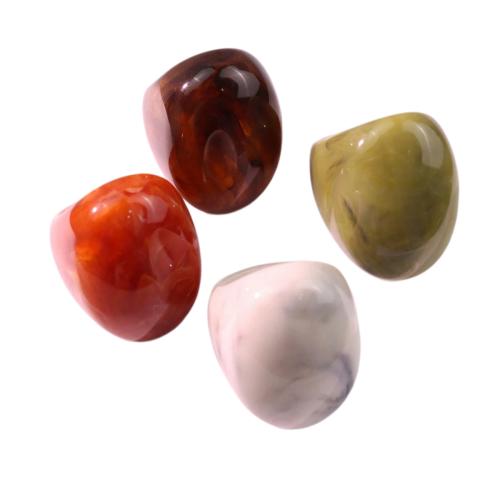 Resin Finger Ring, polished, fashion jewelry & for woman US Ring .5 