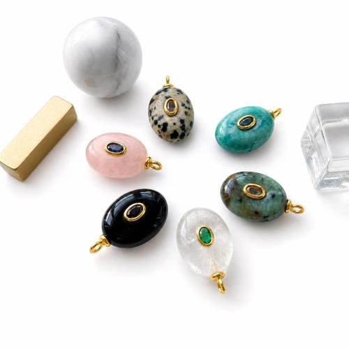 Gemstone Jewelry Pendants, DIY 25mm 