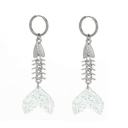 pendiente gota de aleación de cinc, aleación de zinc, con Plástico & acero inoxidable, chapado, Joyería & para mujer, más colores para la opción, Vendido por Par