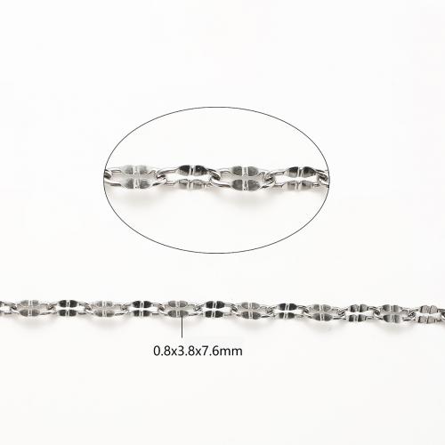 ステンレスチェーンジュエリー, 304ステンレススチール, DIY, オリジナルカラー 100M/ロト, 売り手 ロト