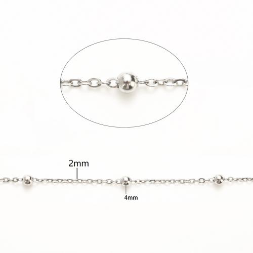 ステンレススチールボールチェーン, 304ステンレススチール, DIY, オリジナルカラー, 100M/ロト, 売り手 ロト
