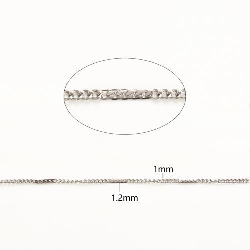 ステンレススチールキューブチェーン, 304ステンレススチール, DIY, オリジナルカラー, 100M/ロト, 売り手 ロト
