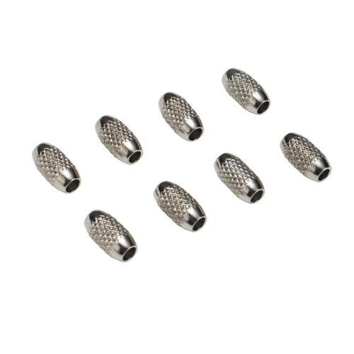 ステンレス製ビーズ, 201 ステンレス鋼, DIY, オリジナルカラー 穴:約 3mm, 売り手 パソコン