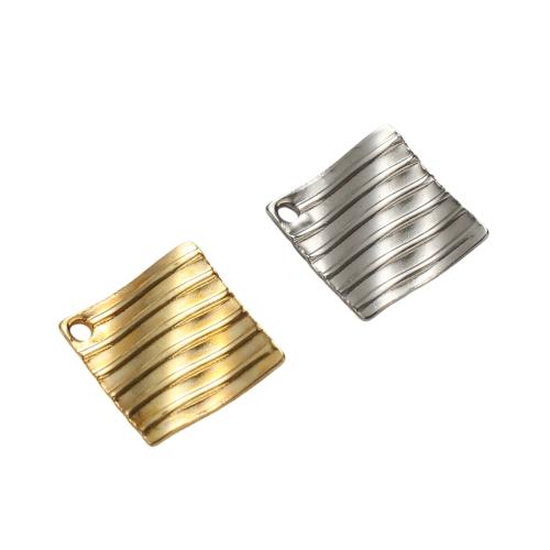 ステンレスのペンダント, 304ステンレススチール, 幾何学パターン, メッキ, DIY, 無色 穴:約 1mm, 売り手 パソコン