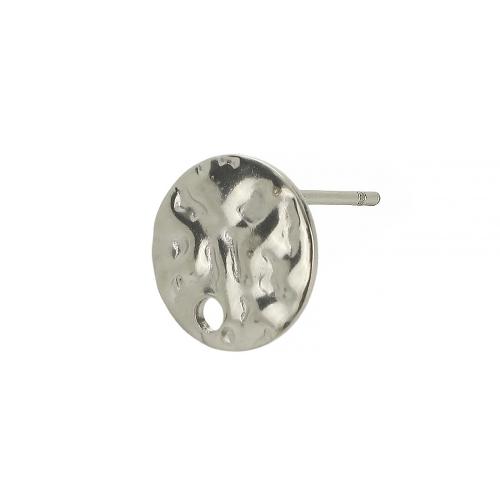ステンレス鋼イヤリングボスト, 304ステンレススチール, ラウンド形, DIY, オリジナルカラー 穴:約 1mm, 売り手 パソコン