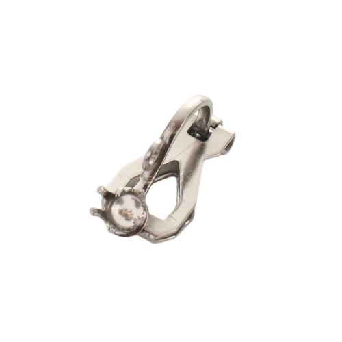 イヤリングのパーツのステンレス鋼クリップ, 316ステンレススチール, DIY, オリジナルカラー 穴:約 1mm, 売り手 パソコン