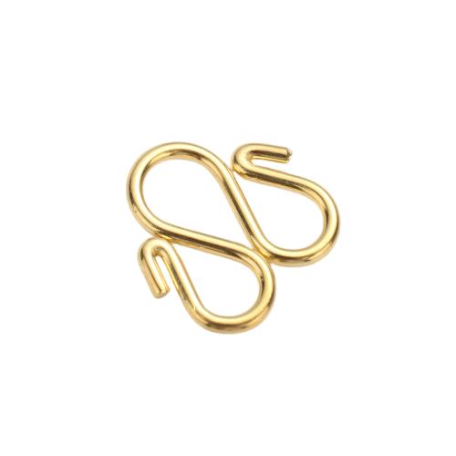 Hebilla de acero inoxidable M, acero inoxidable 304, chapado en color dorado, Bricolaje, 11x11x1mm, Vendido por UD