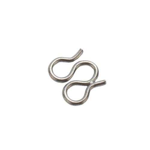 Hebilla de acero inoxidable M, acero inoxidable 304, Bricolaje, color original, 8x7x0.8mm, Vendido por UD