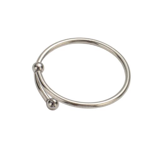 Base de Acero inoxidable para Anillo , acero inoxidable 304, Bricolaje & ajustable, color original, 18.5mm, Vendido por UD