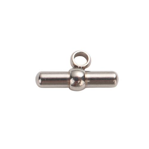 EL Colgante De Acero Inoxidable, acero inoxidable 304, Bricolaje, color original, 9x2mm, agujero:aproximado 2mm, Vendido por UD