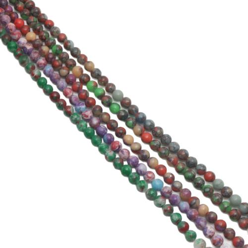 Abalorio de la turquesa mosaica, Turquesa mosaico, Esférico, pulido, Bricolaje & diverso tamaño para la opción, más colores para la opción, Vendido por Sarta