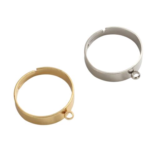 Base de Acero inoxidable para Anillo , acero inoxidable 316, chapado, Bricolaje, más colores para la opción, 18mm, agujero:aproximado 2mm, diámetro interior:aproximado 17mm, Vendido por UD