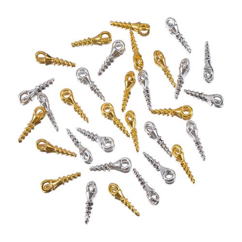 Fianza de joya de aleación de cinc, aleación de zinc, chapado, Bricolaje, más colores para la opción, 16x5mm, 50PCs/Bolsa, Vendido por Bolsa