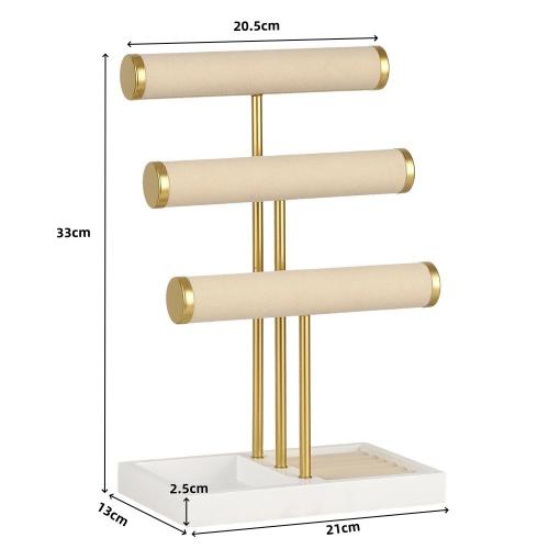 Fibreboard de densité moyenne affichage de bracelet, avec fer, trois couches, beige Vendu par PC