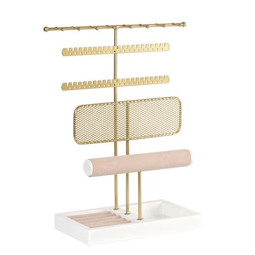 fundición Exhibición de joyería multipropósito, con madera, chapado, multicapa, más colores para la opción, 320x120x200mm, Vendido por UD