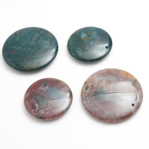 Joyas de piedras preciosas colgante, Piedra natural, Redondo aplanado, Bricolaje & diverso tamaño para la opción, más colores para la opción, Vendido por UD