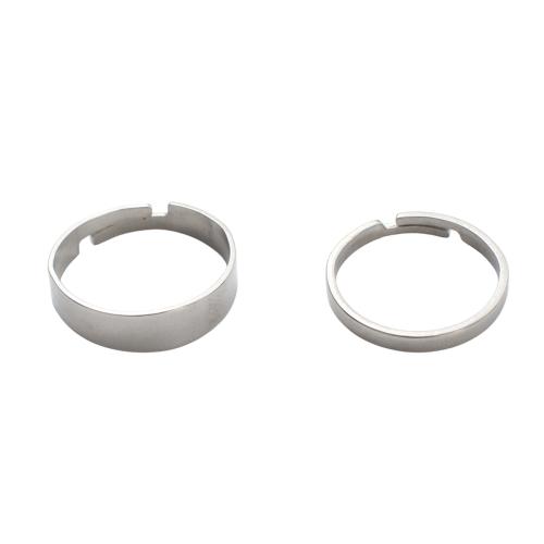 Edelstahl Fingerring Einstellung, 304 Edelstahl, DIY & verschiedene Größen vorhanden, originale Farbe, verkauft von PC