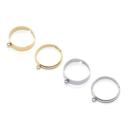 Edelstahl Fingerring Einstellung, 304 Edelstahl, plattiert, DIY, keine, Innendurchmesser:ca. 17mm, verkauft von PC