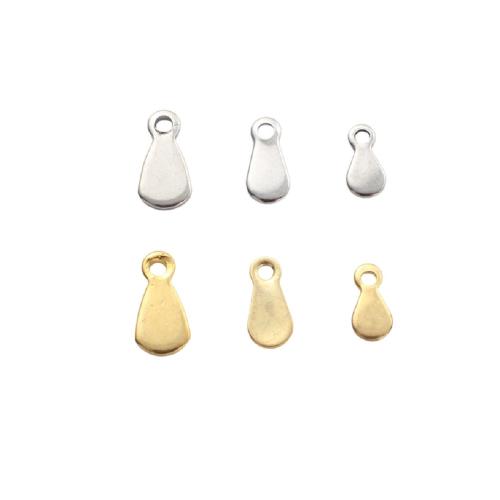 Edelstahl Anhänger, 304 Edelstahl, plattiert, DIY, keine, Bohrung:ca. 1mm, 5000PCs/Tasche, verkauft von Tasche