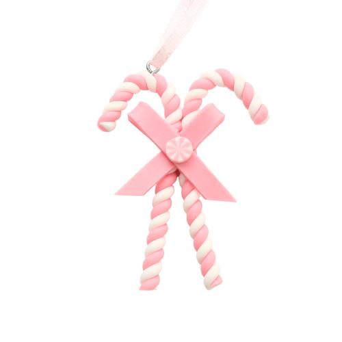 Polymer Ton Schmuck Anhänger, DIY, Rosa, 63.5x46.5mm, verkauft von PC