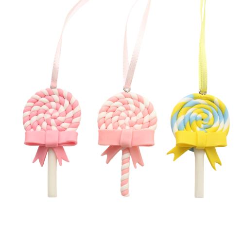 Polymer Ton Schmuck Anhänger, Lollipop, DIY, keine, 63.3x34.1mm, verkauft von PC