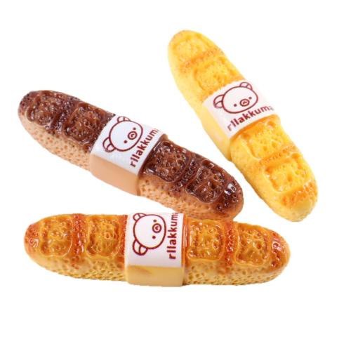 Harz Dekoration, Brot, DIY & Emaille, gemischte Farben, 41x10.9x8.2mm, verkauft von PC