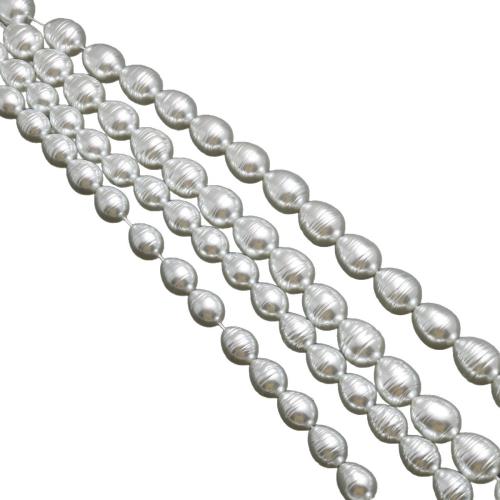 verre goutte, larme, DIY & normes différentes pour le choix & perle d'imitation, argent, Vendu par brin