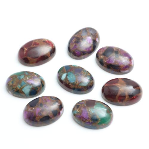 Edelstein Cabochons, Cloisonne-Stein, oval, DIY, keine, 18x25mm, verkauft von PC