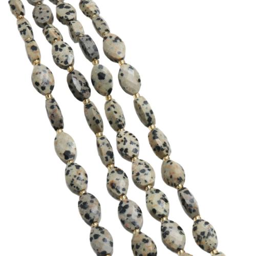 Einzelne Edelstein Perlen, Pferdeauge, DIY & verschiedenen Materialien für die Wahl & facettierte, 9x14mm, ca. 23PCs/Strang, verkauft von Strang