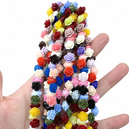 Meer Bambus Koralle Perlen, Blume, Druckguss-, DIY & verschiedene Größen vorhanden, keine, verkauft von Strang