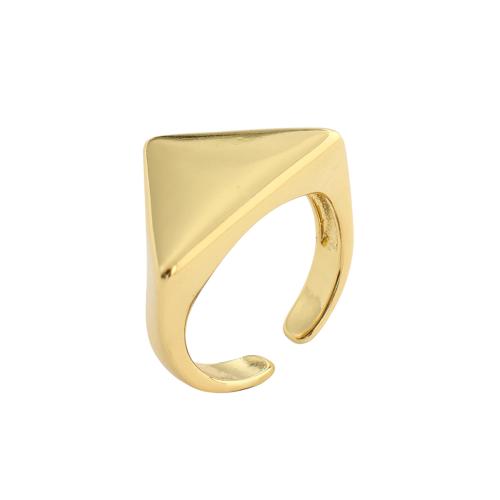 Messing Manschette Fingerring, vergoldet, Modeschmuck & für Frau, 22x14.2mm, Innendurchmesser:ca. 18mm, verkauft von PC