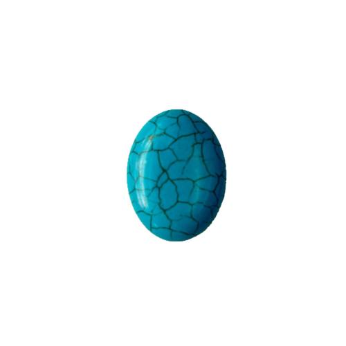 Cabochons en pierres précieuses, turquoise synthétique, ovale, poli, DIY & normes différentes pour le choix, plus de couleurs à choisir, Vendu par PC
