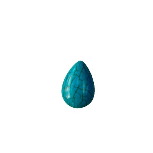 Cabochons en pierres précieuses, turquoise synthétique, larme, poli, DIY & normes différentes pour le choix, plus de couleurs à choisir, Vendu par PC