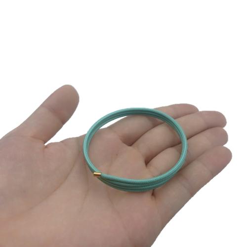 Partículas de acero Cordón para Pulsera, Joyería & para mujer, más colores para la opción, 2mm, longitud:aproximado 52 cm, Vendido por UD