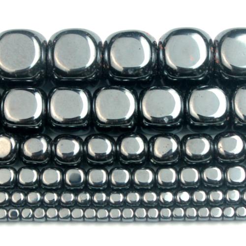Non Magnetic Hematite Beads, Square, DIY black [