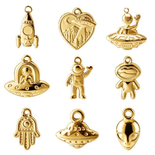 Stainless Steel Pendants, 304 Stainless Steel, Vacuum Ion Plating, DIY 
