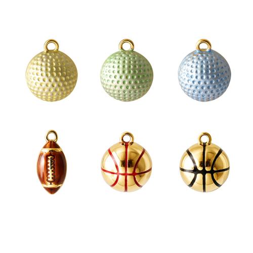 Pendentifs en acier inoxydable émail, Acier inoxydable 316, Placage ionique sous vide, DIY & styles différents pour le choix, Vendu par PC[