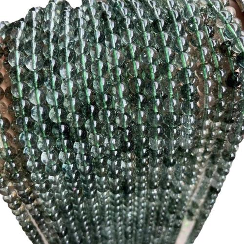 Phantom Quartz Beads, Green Phantom Quartz, Round, DIY 