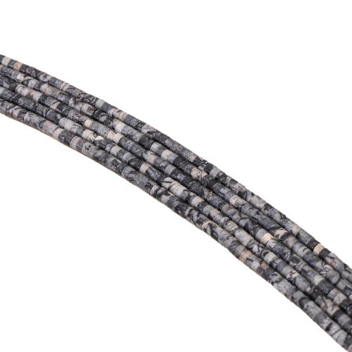 Perles de pierre gemme unique, Carte Pierre, Plat rond, poli, DIY Environ 38 cm, Vendu par brin