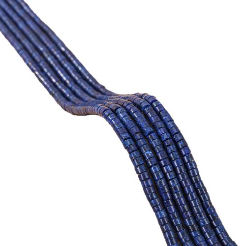 lapis synthétique goutte, Plat rond, poli, DIY Environ 38 cm, Vendu par brin