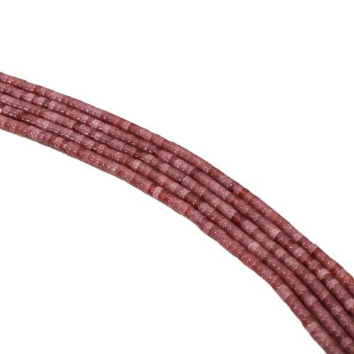 ストロベリークォーツ ビーズ, 楕円, 洗練されました。, DIY 長さ:約 38 センチ, 売り手 ストランド