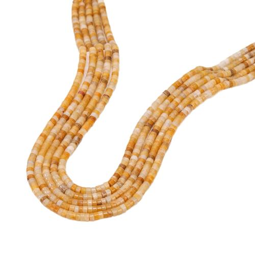 Roter Aventurin Perlen, flache Runde, poliert, DIY, 2x4mm, Länge:ca. 38 cm, verkauft von Strang[