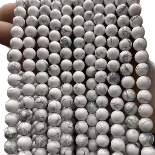 Perles de pierre gemme unique, Magnésite, Rond, DIY & normes différentes pour le choix Environ 38 cm, Vendu par brin