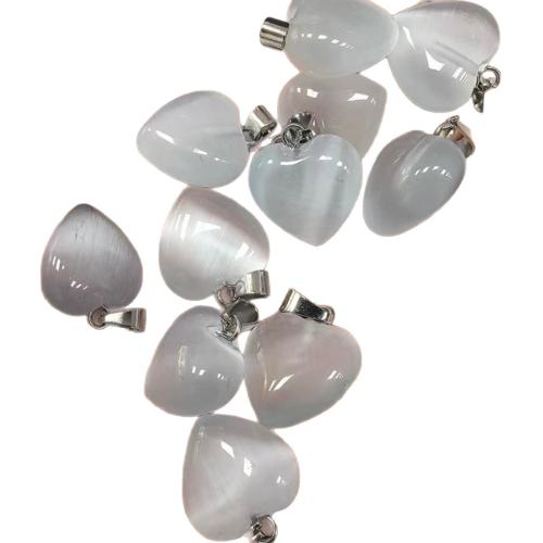 Colgantes semi piedras preciosas de la aleación de Zinc, con aleación de zinc, Corazón, Bricolaje & diferentes materiales para la opción, 15x15x9mm, Vendido por UD