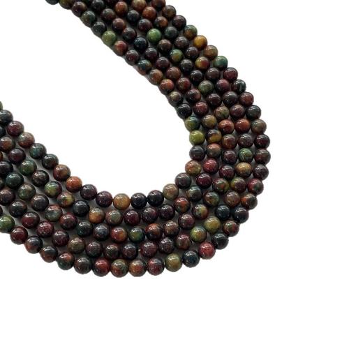 Perles de pierre gemme unique, Jade, Rond, poli, teints & DIY & normes différentes pour le choix Environ 38 cm, Vendu par brin