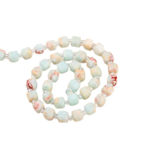 Perles de pierre gemme unique, Shoushan Stone, cadre, poli, DIY & normes différentes pour le choix & facettes Environ 38 cm, Vendu par brin