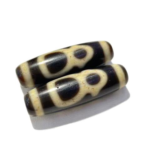 Natürliche Tibetan Achat Dzi Perlen, DIY, keine, 12x38mm, verkauft von PC